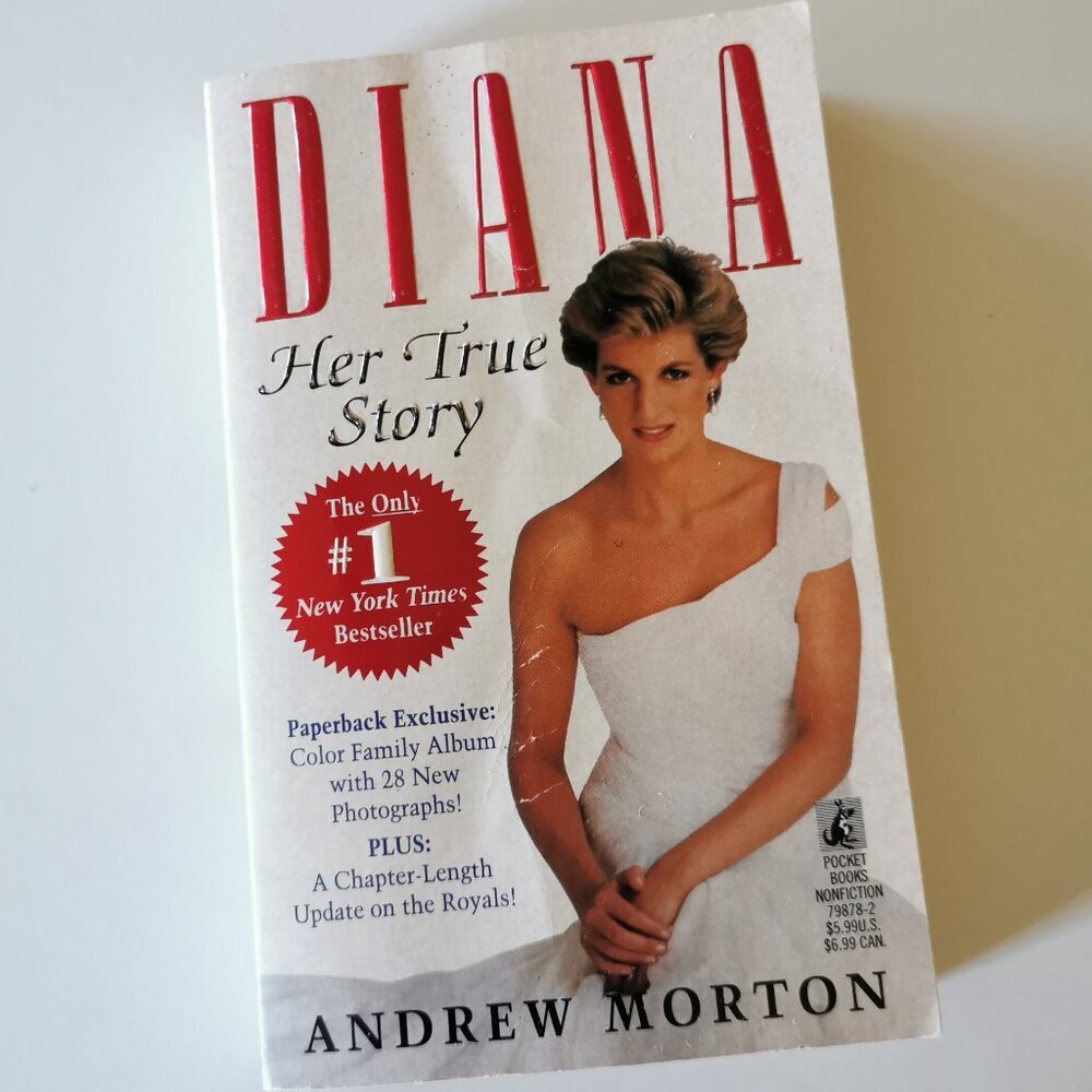 1992 Princess Diana Biography Vintage Paperback British Royalty 90s
